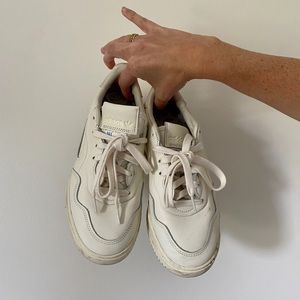 Premiere 'Off White' Adidas Tennis Shoes